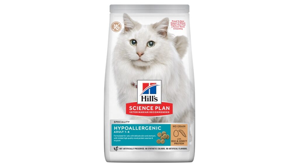 Hill's Science Plan Hypoallergenic è la linea di prodotti pensati per cute e stomaco sensibili in cani e gatti