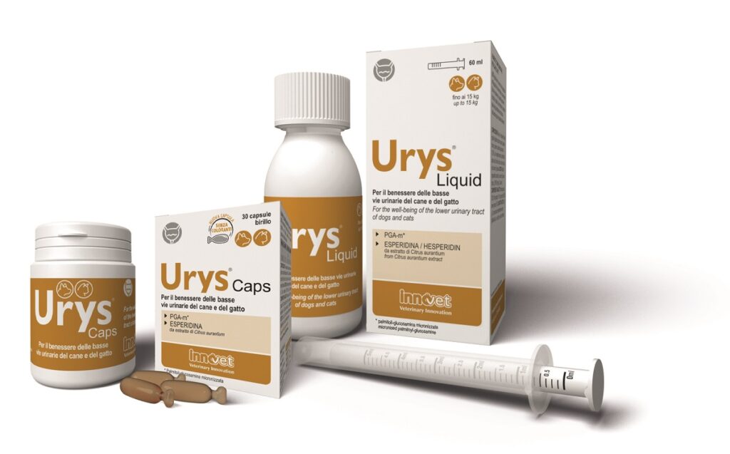 Protezione naturale per la vescica e l'uretra di cani e gatti con i prodotti Urys®